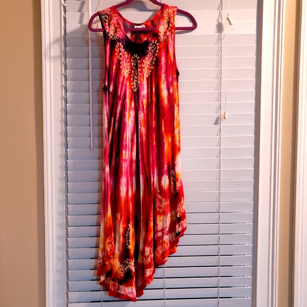 Sante Tye Dye Coverup Dress One Size